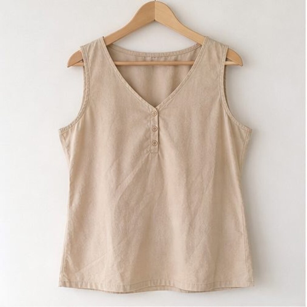 Sand Pleated Blouse
